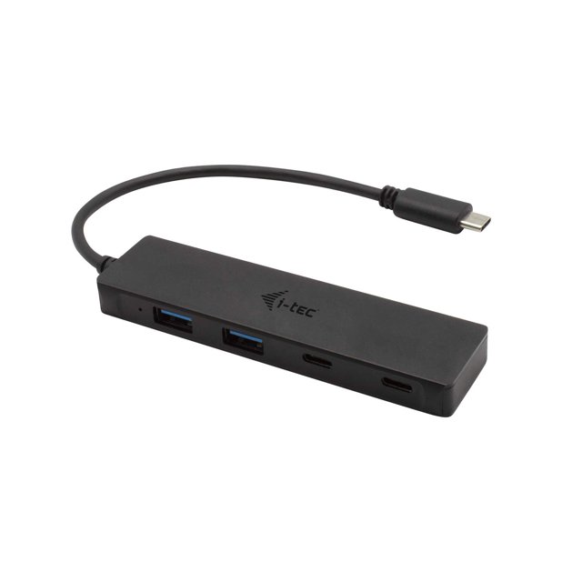 HUB metálico USB-C i-tec 2x USB 3.0 + 2x USB-C