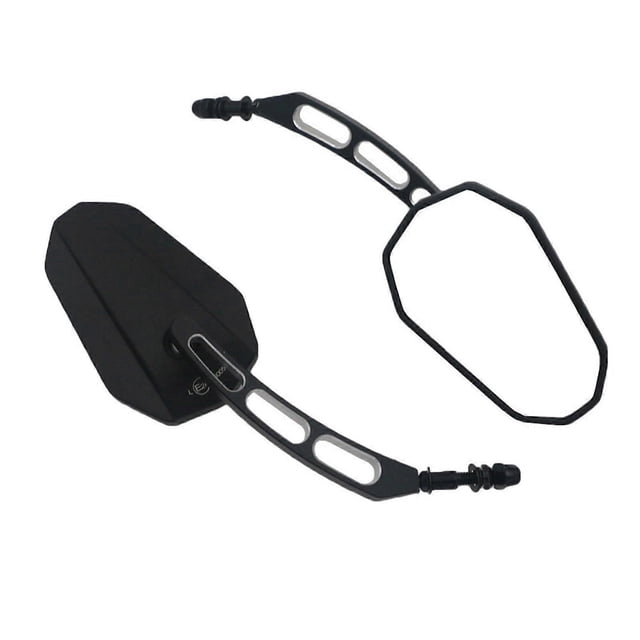 Rearview Glass For Motorcycle Replacement Pair With Adjustable Hollow Rod
