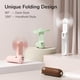 thumbnail image 3 of Handheld Mini Fan, 3 IN 1 USB Rechargeable Portable Fan [12-19 Working Hours] with Power Bank, Flashlight, Pocket Design for Travel/Summer/Concerts/Lash, Gifts for Women(Green), 3 of 5