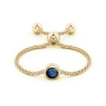 thumbnail image 2 of ANGARA Natural Bezel-Set Round Sapphire Bolo Ring in 14K Yellow Gold for Women (Size-3mm) | September Birthstone, Birthday, Anniversary, Jewelry Gift for Women | Natural Blue Sapphire Ring, 2 of 9