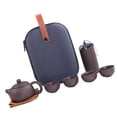 thumbnail image 3 of 1 Set Portable Tea Cups Teapot Set Purple Clay Kettle Teapot Cup Set Teaware, 3 of 8