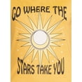 thumbnail image 4 of Go Where The Stars Take You Juniors' Graphic T-Shirt with Short Sleeves, 4 of 5