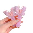 thumbnail image 4 of Bandas para el cabello con forma de teléfono para niñas, coloridas bandas para el cabello en espiral con diseños de mariposas y flores, accesorios para el cabello para niñas., 4 of 4