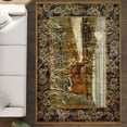 thumbnail image 4 of Lodge, Cabin Nature and Animals Area Rug Vintage Design Cabin Area Rug Abstract, Multicolor Deer dcor Rugs 38 x 5, 4 of 5
