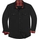 thumbnail image 1 of Alimens & Gentle Camisas casuales de franela a cuadros de manga larga con botones y ajuste regular para hombre, 1 of 4