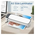thumbnail image 2 of Desktop Laminator Machine Set A3 Size Multifunctional Hot And Cold Lamination 2 Roller System 12.5 Inches Max Width Paper Cutter, 2 of 5