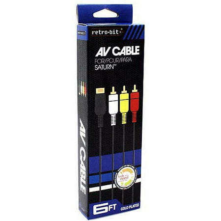 Retro-Bit - Saturn Gold Plated AV Cable