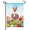 Garden Flag-4, variant on Cute Ostrich Welcome Garden Flag 12×18in Double Sided Adorable Cartoon Bird & Colorful Flowers Decor For Spring Summer Outdoor Lawn Patio Yard