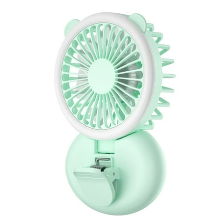 

Mishuowoti Mobile Phone Light Clip Fan Portable Rechargeable USB Desktop Fan