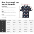 thumbnail image 4 of Fotbe Hedgehog And Snail Hawaiian Shirt for Men Unisex Summer Beach Casual Short Sleeve Cotton Linen Button Down Shirts-Large, 4 of 5