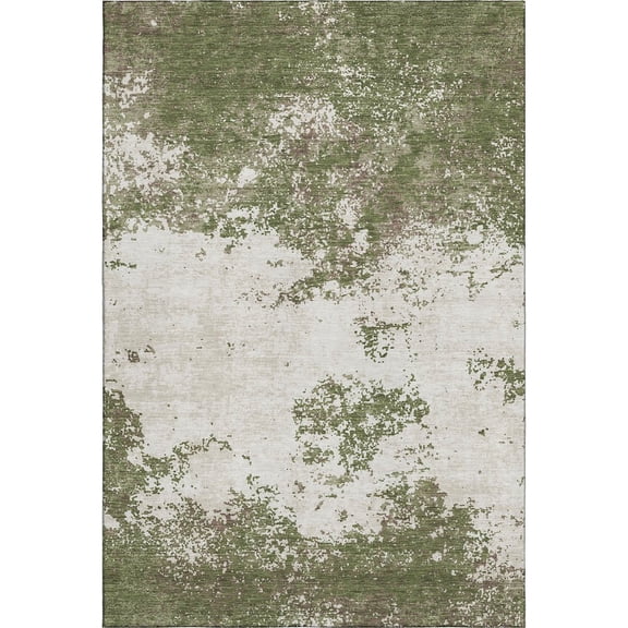 Addison Rugs Mayfield Premium Machine Washable Transitional Modern Olive Rectangle Rug, 10' x 14'