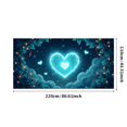 thumbnail image 3 of Heart Balloons Backdrop Background Wall Banner Valentines Day Party Decorations Romantic Celebration Event Decor Wedding Photography Prop, 3 of 4