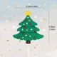 thumbnail image 1 of Christmas Epoxy Glue Cake Decoration Insert Card Gong Bohan unisex, 1 of 2