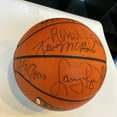 thumbnail image 4 of 1985-86 Boston Celtics NBA Champs Team Signed Official NBA Game Basketball UDA, 4 of 11