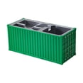 thumbnail image 2 of Organizador de escritorio portátil con múltiples compartimentos para bolígrafos y contenedores de envío Verde, 2 of 8