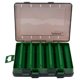 thumbnail image 2 of 3uds. Aparejos de pesca Cajas de herramientas portátiles para señuelos de peces de doble capa para suministros Verde, 2 of 2