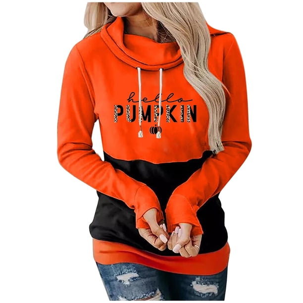Sudadera Para Mujer Sudaderas de Cuello Redondo Estampado de Moda Jersey de Cuello Redondo Tops Blusa de Manga Larga Con Capucha Sudadera Odeerbi ODB131550