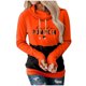thumbnail image 1 of Sudadera Para Mujer Sudaderas de Cuello Redondo Estampado de Moda Jersey de Cuello Redondo Tops Blusa de Manga Larga Con Capucha Sudadera Odeerbi  ODB131550, 1 of 5
