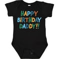 thumbnail image 3 of Inktastic Happy Birthday Daddy Boys or Girls Baby Bodysuit, 3 of 5