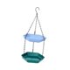 thumbnail image 4 of Comedero para Pájaros Bebedero Bandeja Colgante de Patio con Cadena Metálica Material Pp Fácil de Colgar Adecuado para Observadores de Aves Balcones Jardines, 4 of 9