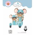 thumbnail image 1 of Juego de troqueles Elizabeth Craft Scooter con sidecar para hacer tarjetas, 1 of 5