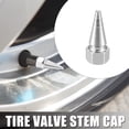 thumbnail image 2 of Unique Bargains 8Pcs Silver Tone Spike Wheel Tyre Tire Valve Air Stem Cap Cover Universal for Auto Truck Motorcycle Bike, 2 of 6