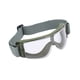 thumbnail image 4 of Gafas militares resistentes a impactos para protección en exteriores - Montura verde oliva, lentes transparentes, 4 of 10
