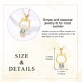 Cat Necklace for Women 14K Yellow Gold Openwork Cat Zircon Jewelry ...