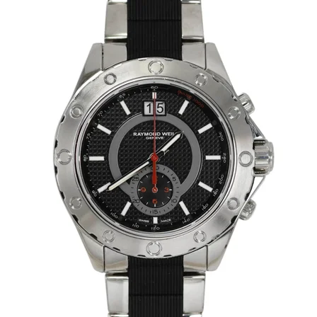 Pre-Owned Raymond Weil Chronograph Sport Stainless Steel Watch