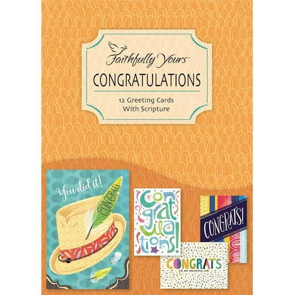 Faithfully Yours 256826 Boxed - Card Congratulations - Box of 12