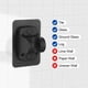 thumbnail image 4 of Soporte para Cabezal de Ducha de Mano Autoadhesivo Uxcell, Soporte para Cabezal de Ducha, Negro, 4 of 6