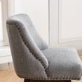 thumbnail image 3 of Gray Fabric, 26'' Seat Height - 360-Degree Swivel for Easy Dining and Communication - Dining Room Use, Comfortable Sitting, 3 of 6