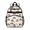 Tractor and Houses White Pattern, variant on Tractor and Harvesters Gray Pattern Cute School Backpack Bag for School with Padded Back and Adjustable Shoulder Straps 15.25"x11.5"x5.25"