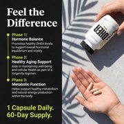 NutraBio DHEA Supplement- for Men and Women- DHEA (100 mg) 60 Capsules