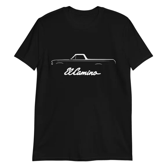 1965 Chevy El Camino Silhouette 2nd Generation Classic Car T-Shirt