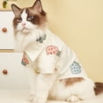thumbnail image 4 of Pequeño perro ropa de gato fresa camisa transpirable mascota atuendo pequeño perrito ropa, 4 of 6