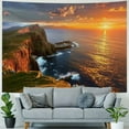 thumbnail image 4 of Orinice Sunset Tapestry Wall Hanging Unique Style Graphic Tapestries Home Wall Decor Art for Living Room Bedroom Apartment Farmhouse Dorm 50x40inch, 4 of 6