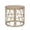 Brown, variant on GZXS Boho Wicker Side Table, 19.75" Round End Table with PE Rattan Woven Top, Indoor/Outdoor Use, for Patio Living Room (Gray)
