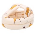 thumbnail image 4 of Gorro protector de tela para bebé, cómodo, anticolisión, para que los niños pequeños aprendan a caminar, protección para la cabeza (color salmón claro), 4 of 14