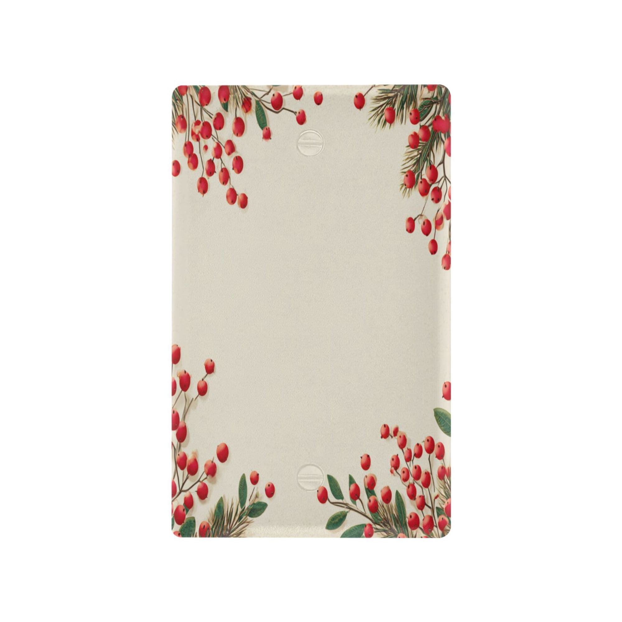 IAUYY Retardant PC Material Unused Outlet Cover Switch Plate Covers Easy DIY Installation with Screws Light Switch Cover Plate Beige Background Color