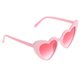 thumbnail image 1 of Gafas de sol de amor en forma de gafas de estilo retro vintage para mujer Rosado, 1 of 5