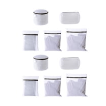 MLINS 5pcs Mesh Laundry Bags Delicate Bra Lingerie Panties Washing Bags Foldable Washing Machine Clothes Protection Net