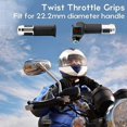 thumbnail image 2 of 1Pair Electric Bicycle Throttle Grip with LCD Battery Voltage Display Key Knock, Universal Electric, 2 of 5