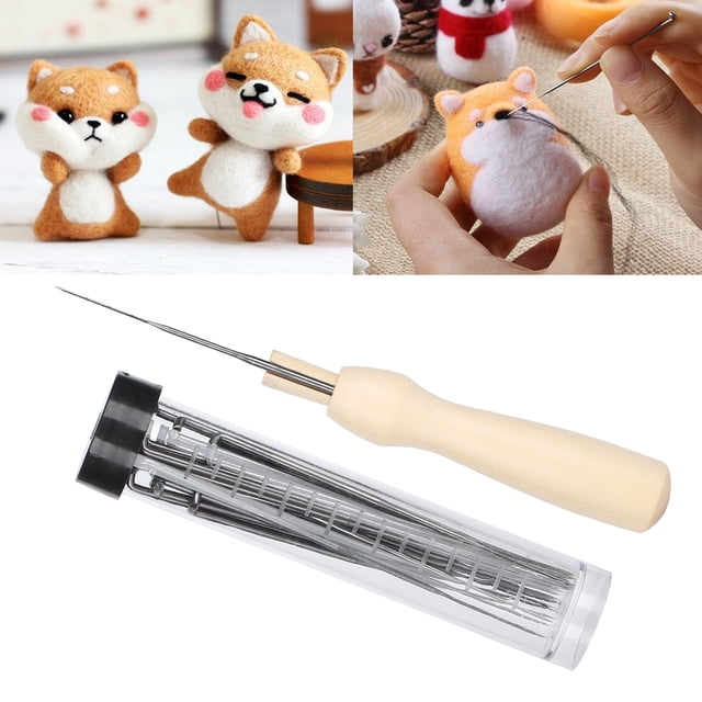 Wool Felting Tool, Felting Tool Set Store the Felt Needles Replacement Tool for DIY for Wool Felting