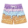 thumbnail image 5 of Caixia Boys Ice Cream Graphic Basketball Shorts Casual Athletic Running Shorts Cool Streetwear Designer Shorts, 5 of 6
