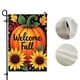 thumbnail image 4 of Bandera de jardín de otoño de 30x45 cm con diseño de calabaza, hoja de arce y motivos de ancianos. Ideal para decorar el hogar, habitaciones o paredes. También disponible en lino., 4 of 7