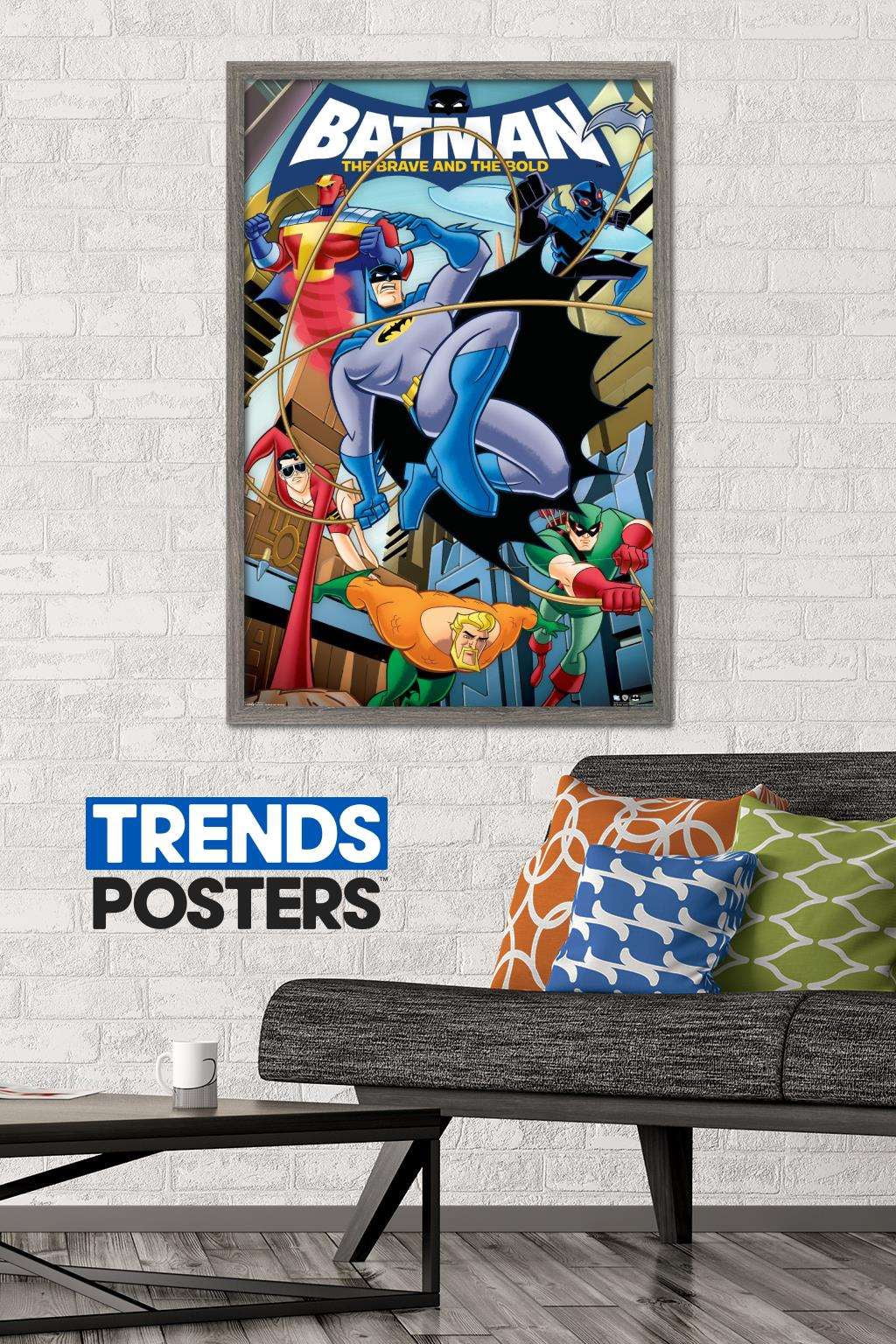 DC Comics - Batman - The Brave and The Bold Wall Poster, 22.375" x 34", Framed