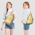thumbnail image 4 of Abstract Art Sling Backpack - Modern Gallery Style Print Crossbody Bag, Fashionable for Work & School, 4 of 4
