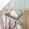thumbnail image 5 of Linon Desmin Dining Chairs, Set of 2, White Finish with Light Gray Fabric, 5 of 11