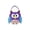 Purple, variant on Sahpxhe Halloween Treat Bags Felt Candy Bucket,Owl Cartoon Handheld Goodie Bag,Reusable Tote Gift Bags for Trick-Or-Treat,Party Storage,9.84x5.90in Black-C